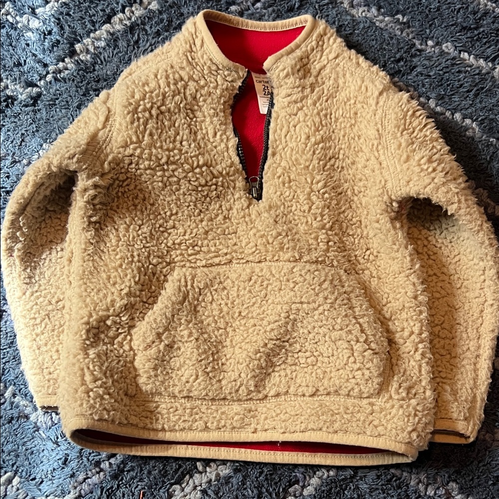 Carter's Tan Sherpa Kids Jacket